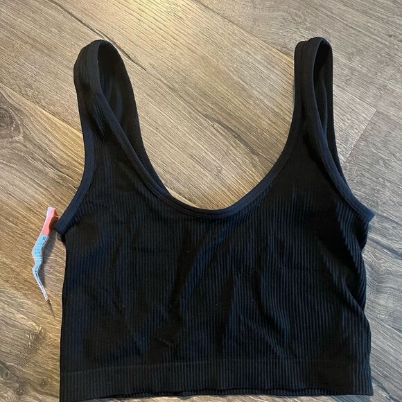 Colsie Women's Reversible Seamless Bralette - Colsier Black XS - Picture 2 of 3